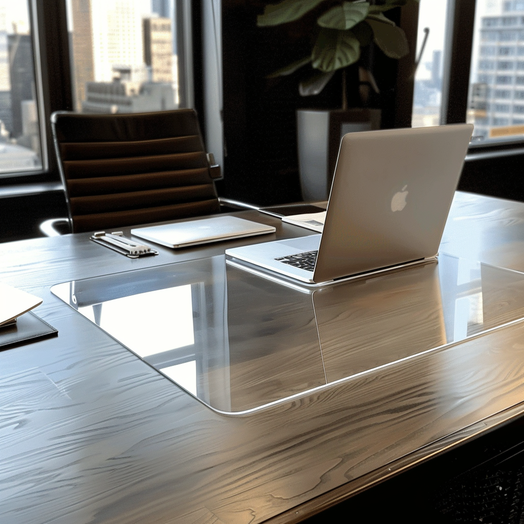 PVC Clear Desk Mat - Transparent