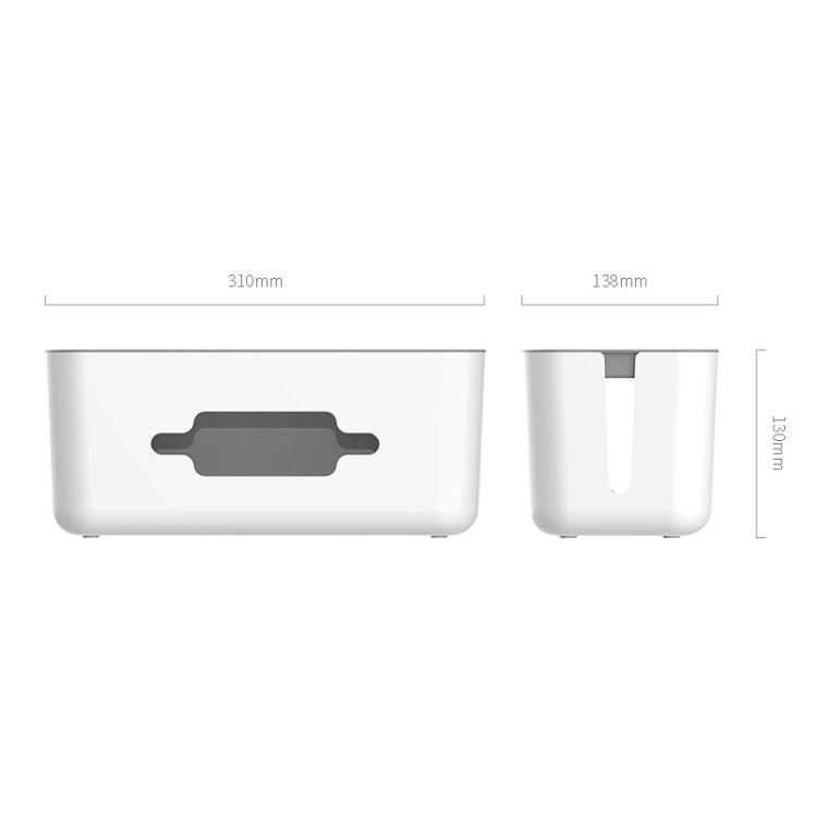 Electrical Socket Storage Box Power Cable Manager